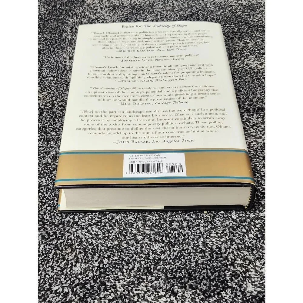 The Audacity of Hope Hardcover First Edition